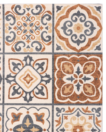 Moroccan Tile Art Dhurrie