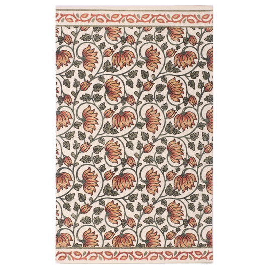 Floral Elegance Dhurrie