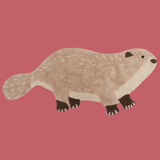 Beaver Shaped Bathmat