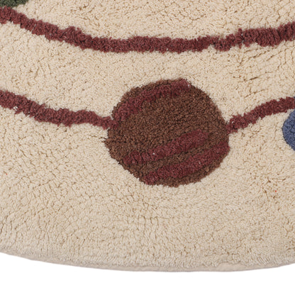 Solar System Round Bathmat