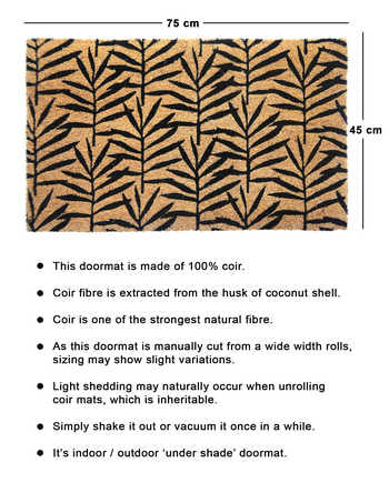 pvc backing doormat