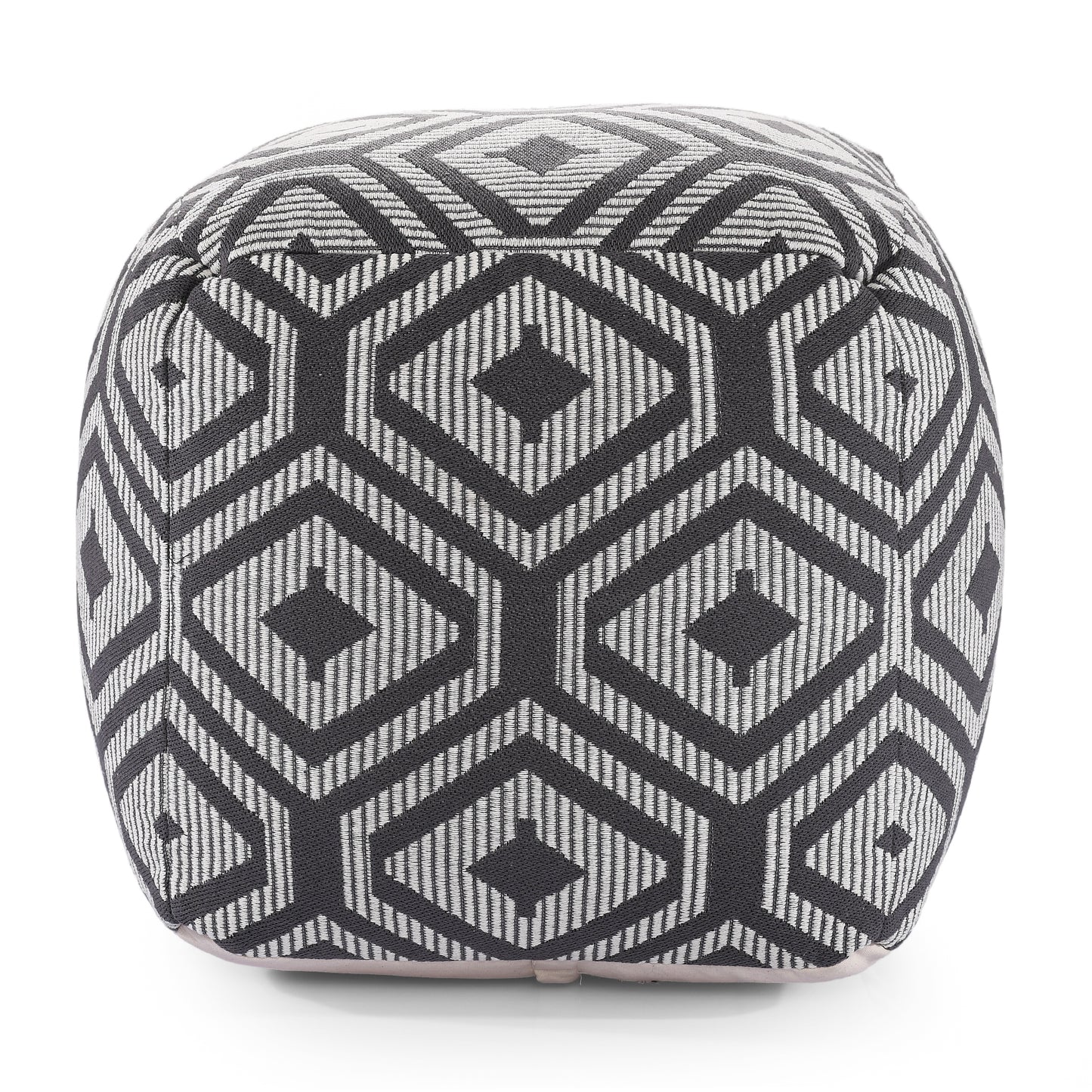 knitted pouf