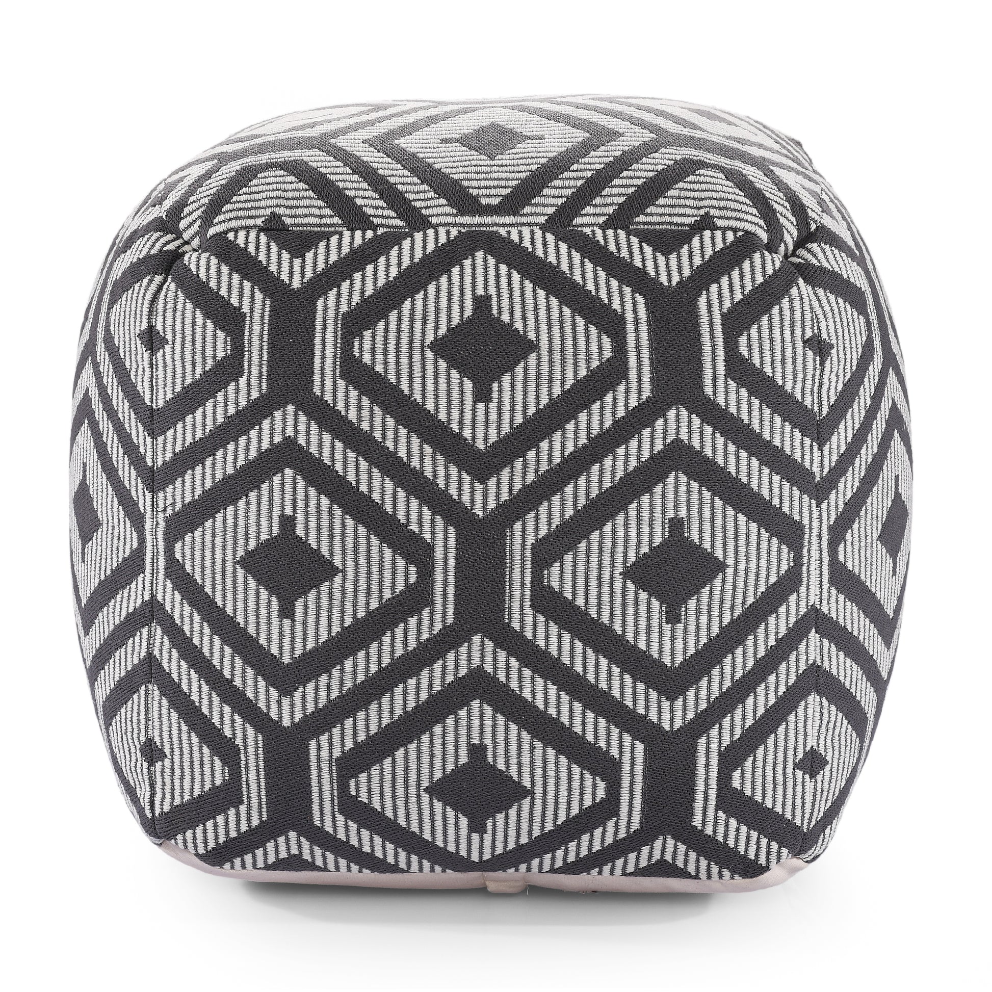 knitted pouf