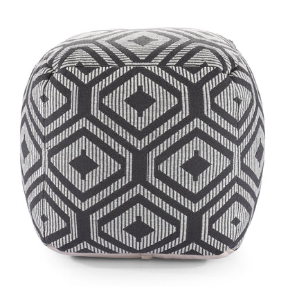 knitted pouf