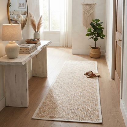 Geometric Hand Woven Pet Runner - 2'x5'